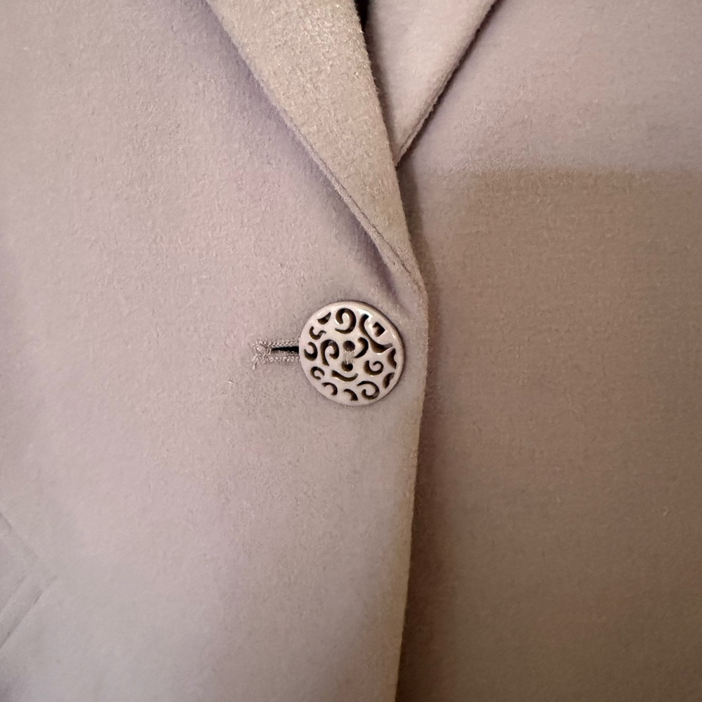 Chico’s Lavender Single-Button Light Weight Coat - image 2